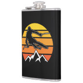 Retro Skiing フラスク (左)