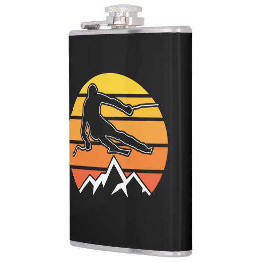 Retro Skiing フラスク (左)