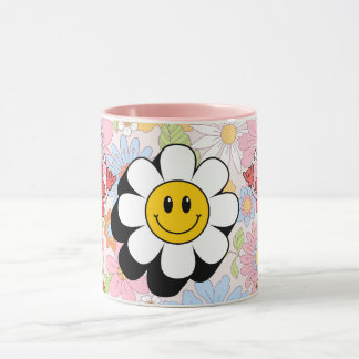 Retro Smile Mug Funny Smiley Face Cool Design マグカップ