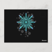 Retro Snowflake for Women ポストカード (裏面)