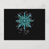 Retro Snowflake for Women ポストカード (正面)