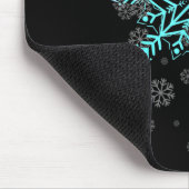 Retro Snowflake For Women  マウスパッド (コーナー)
