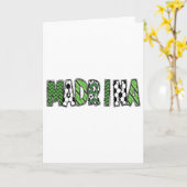 Retro Soccer Godmom Madrina Birthday Party  カード (黄色い花)