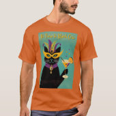 Retro Sophisticats Its Time to Mardi Gras Martini Tシャツ (正面)