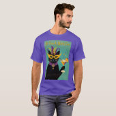 Retro Sophisticats Its Time to Mardi Gras Martini Tシャツ (正面フル)