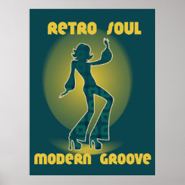 Retro Soul Modern Groove ポスター