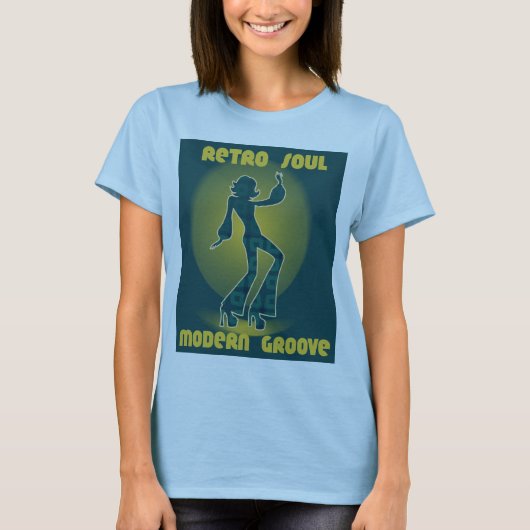 Retro Soul Modern Groove Tシャツ (正面)