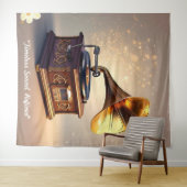 "Retro Soundwave Revival" タペストリー (インサイチュ(横))