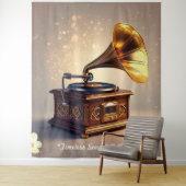 "Retro Soundwave Revival" タペストリー (インサイチュ)