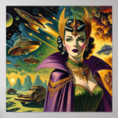 Retro Space Commander ポスター (正面)