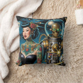 Retro Space Explorers クッション (ブランケット)