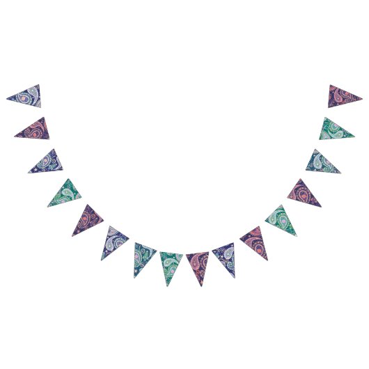 Retro Space Galaxy Design バンティングフラッグ (全)