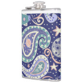 Retro Space Galaxy Design フラスク (左)