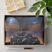 Retro Space Pin-Up Galaxy Decoupage Tissue Paper 薄葉紙 (ギフト)