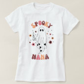 Retro Spooky Nana Halloween, Spooky Vibes Nana. Tシャツ (デザイン正面)