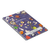 Retro Sport Squad: Vintage Cartoon Athletics ノートブック (右側)