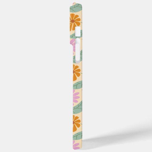 Retro spring flowers Case-Mate iPhoneケース (裏面 / 左)