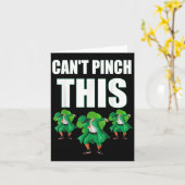 Retro St Patrick's Day Can't Nch This  カード (黄色い花)