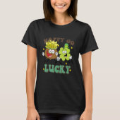 Retro St Patrick's Day Happy Go Lucky Pot Of Gold Tシャツ (正面)