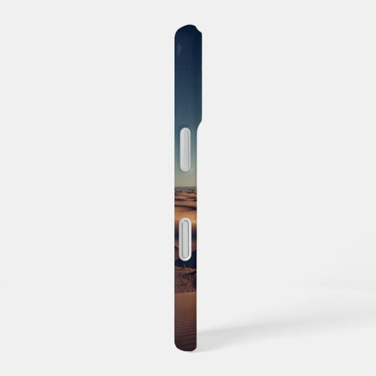 Retro Starry Desert Landscape iPhone 16ケース (右側面)