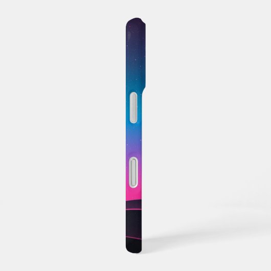 Retro Starry Hills iPhone 16ケース (右側面)