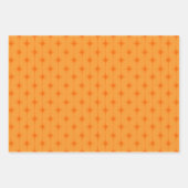 Retro Stars and Dots Mid Century Atomic Pattern ラッピングペーパーシート (正面3)