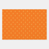 Retro Stars and Dots Mid Century Atomic Pattern ラッピングペーパーシート (正面2)