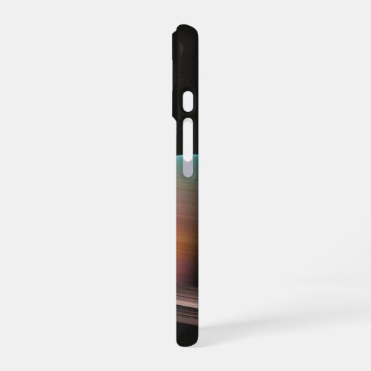 Retro Starscape Poster Art iPhone 16ケース (左側面)