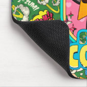 Retro Stay Cool Star Pop Art Mouse Pad マウスパッド (コーナー)