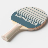 Retro Storm Three Horizon Striping with Name 卓球ラケット (正面アングル)