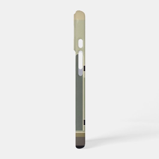 Retro Street Fence iPhone 16ケース (左側面)