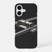 Retro Street Rail Segment iPhone 16ケース (裏面)