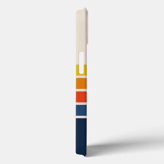 Retro Striped Pattern 70's 80's Case-Mate iPhoneケース (裏面 / 右)