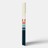 Retro Striped Pattern 70's 80's, Colorful Case-Mate iPhoneケース (裏面 / 右)