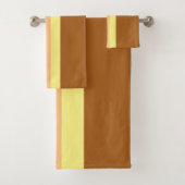 Retro Stripes Bath Towels (Orange Multi) バスタオルセット (インサイチュ)