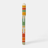 Retro Stripes with Circle iPhone 16ケース (右側面)