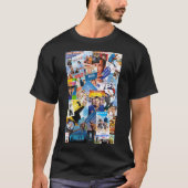 Retro Style Art Adam Sandler Collage Awesome First Tシャツ (正面)