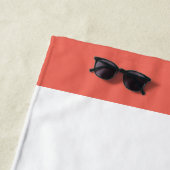 Retro Style Beach Crew Customizable ビーチタオル (インサイチュ)