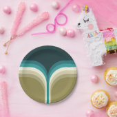 Retro style double arch decoration ペーパープレート (パーティー)