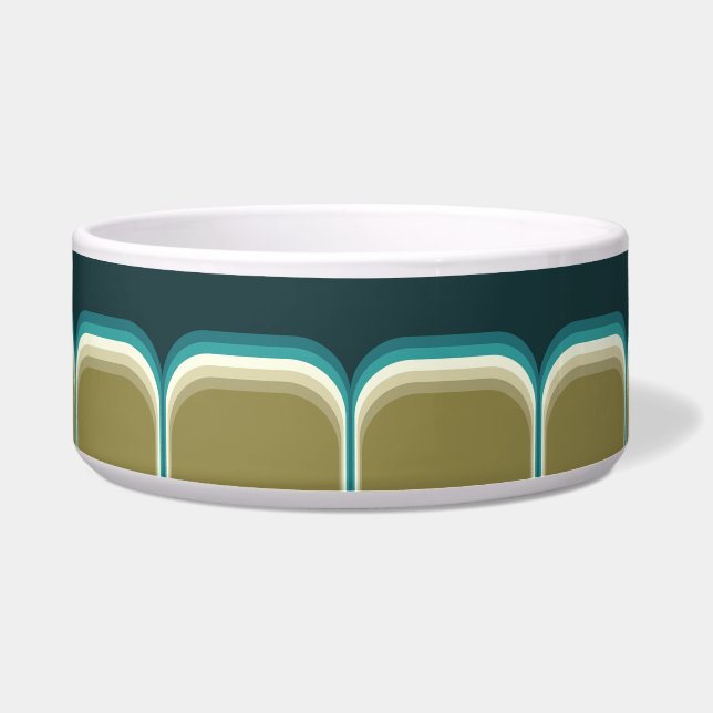 Retro style double arch decoration ボウル (正面)