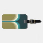 Retro style double arch decoration ラゲッジタグ (正面横)