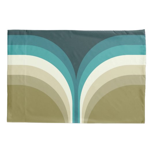 Retro style double arch decoration 枕カバー (裏面)