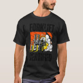 Retro Style Funny Forklift Operator Forklift Certi Tシャツ (正面)