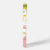 Retro Style Pink Floral Monogram Case-Mate iPhoneケース (裏面 / 右)