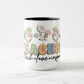 Retro Style Teacher マグカップ (中央)