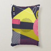 Retro style texture, pattern design. art,abstract, アクセントクッション (正面(垂直))