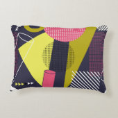 Retro style texture, pattern design. art,abstract, アクセントクッション (裏面)