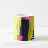 Retro style texture, pattern design. art,abstract, コーヒーマグカップ (中央)
