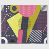 Retro style texture, pattern design. art,abstract, ラッピングペーパー (フラット)