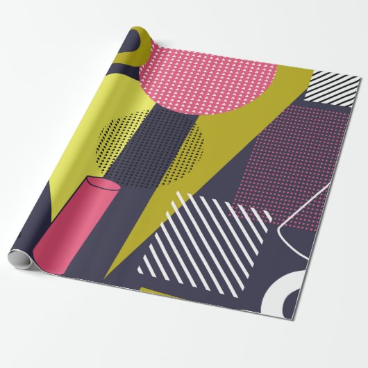 Retro style texture, pattern design. art,abstract, ラッピングペーパー (アンロールド)